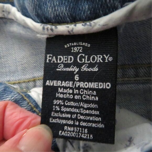 Faded Glory Jeans Women 6 Light Blue Boot Cut with 5 Pockets Soft , Western Wear - Picture 3 of 8